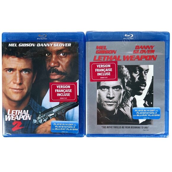 Lethal Weapon and Lethal Weapon 2 Blu-ray Bundle - Picture 1 of 9